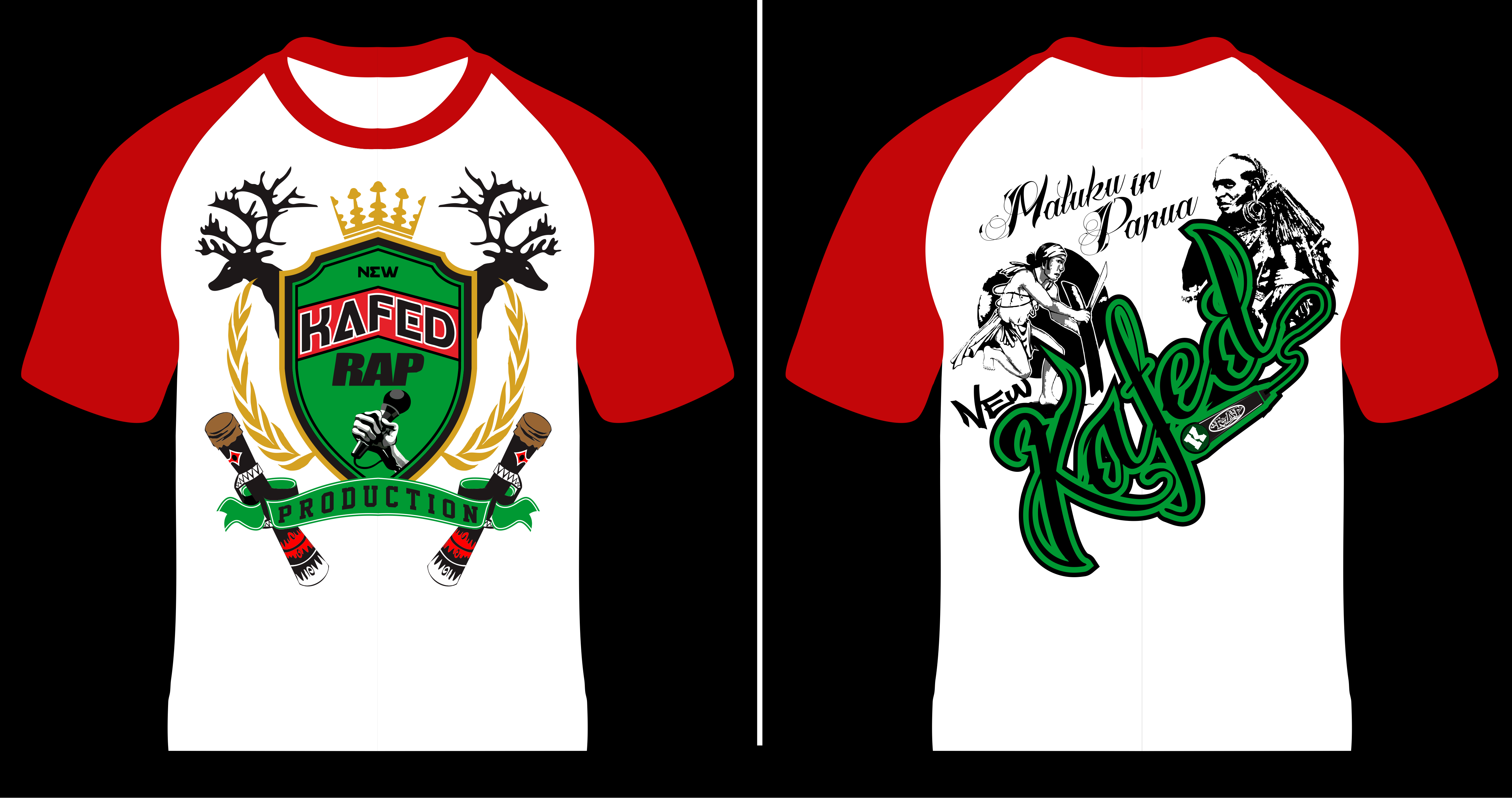 T-Shirt Raglan Lengan Pendek