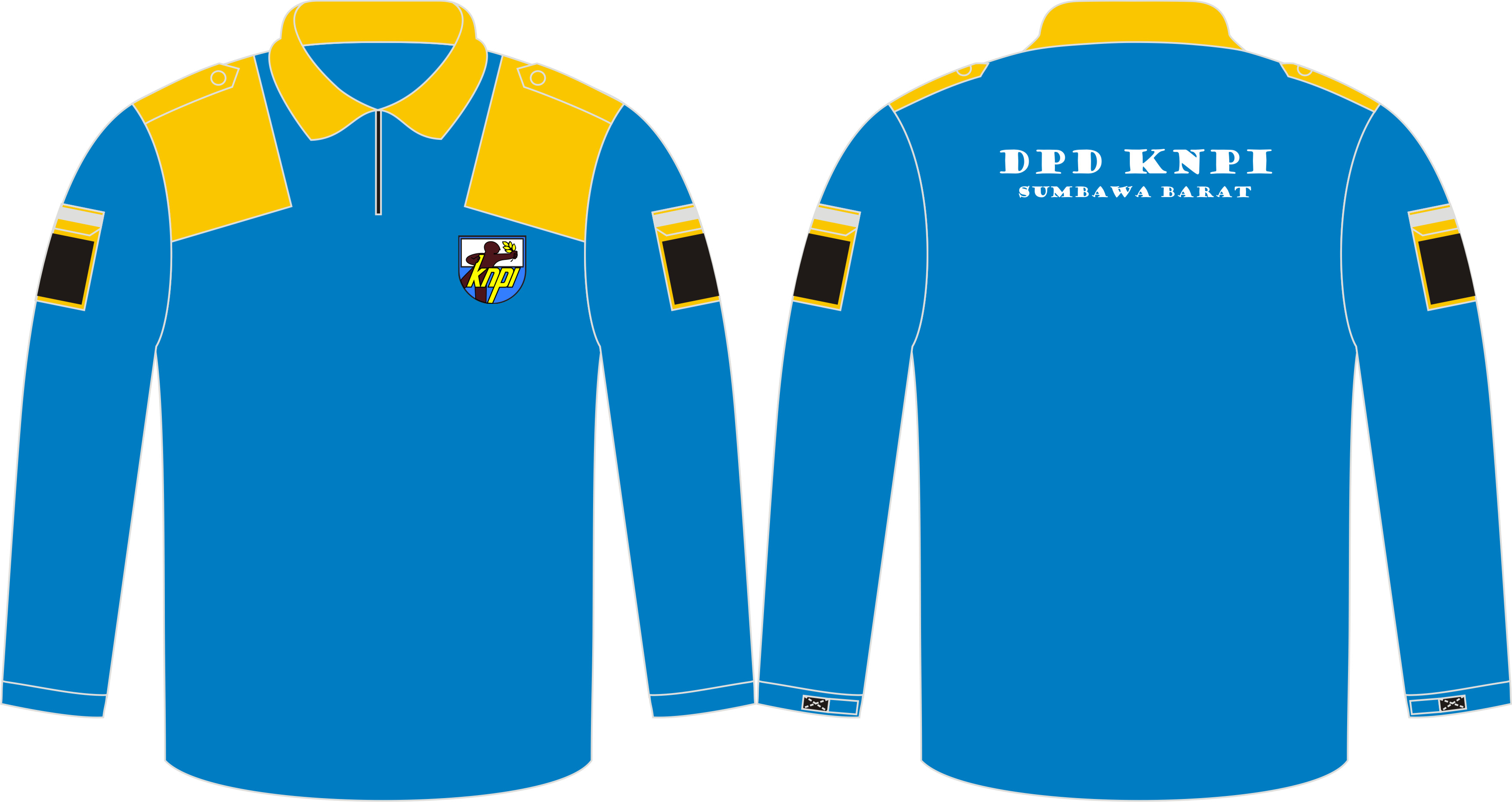 Kaos KNPI Aplikasi Cotton Combad 20s