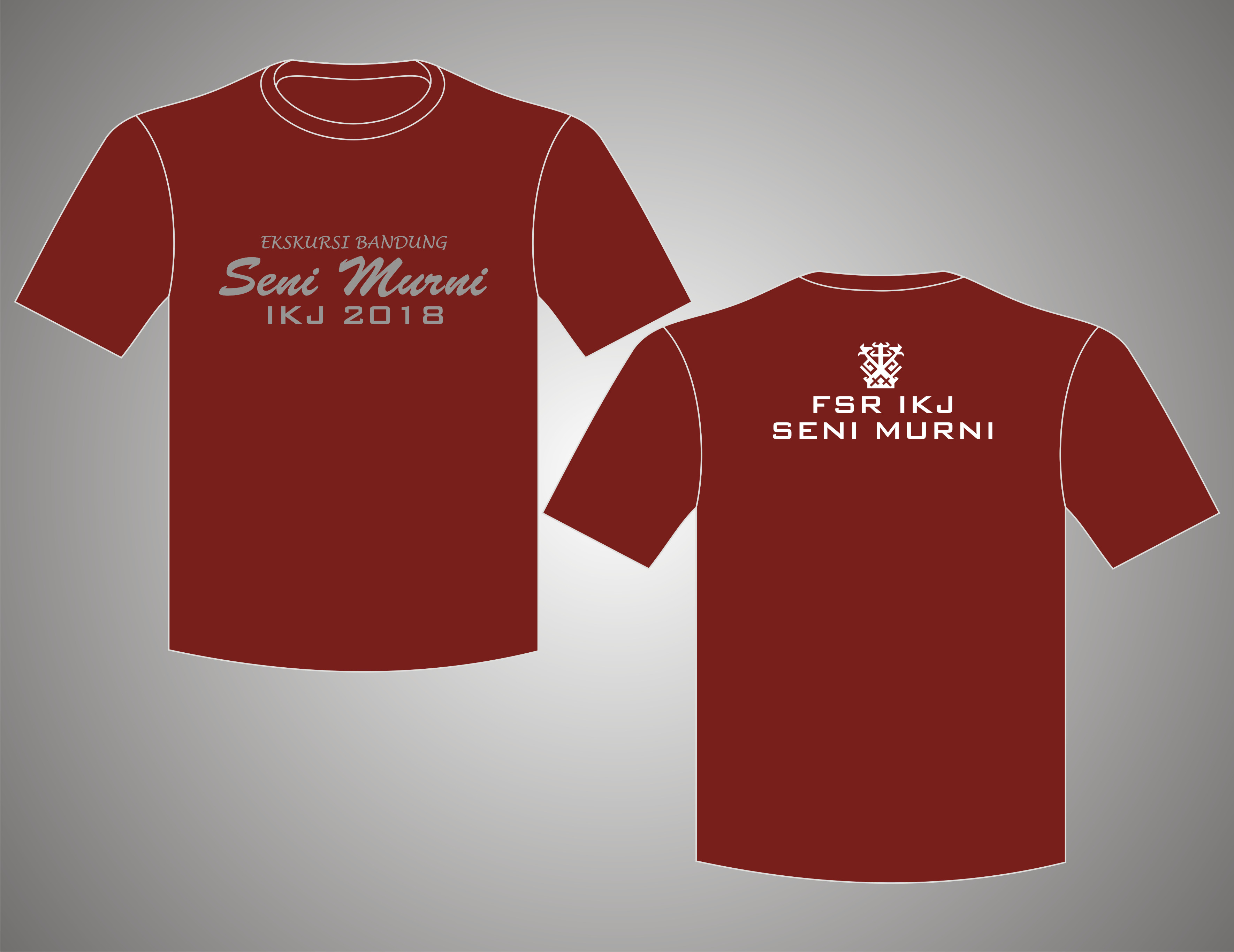 T-Shirt O-Neck Seni Murni IKJ