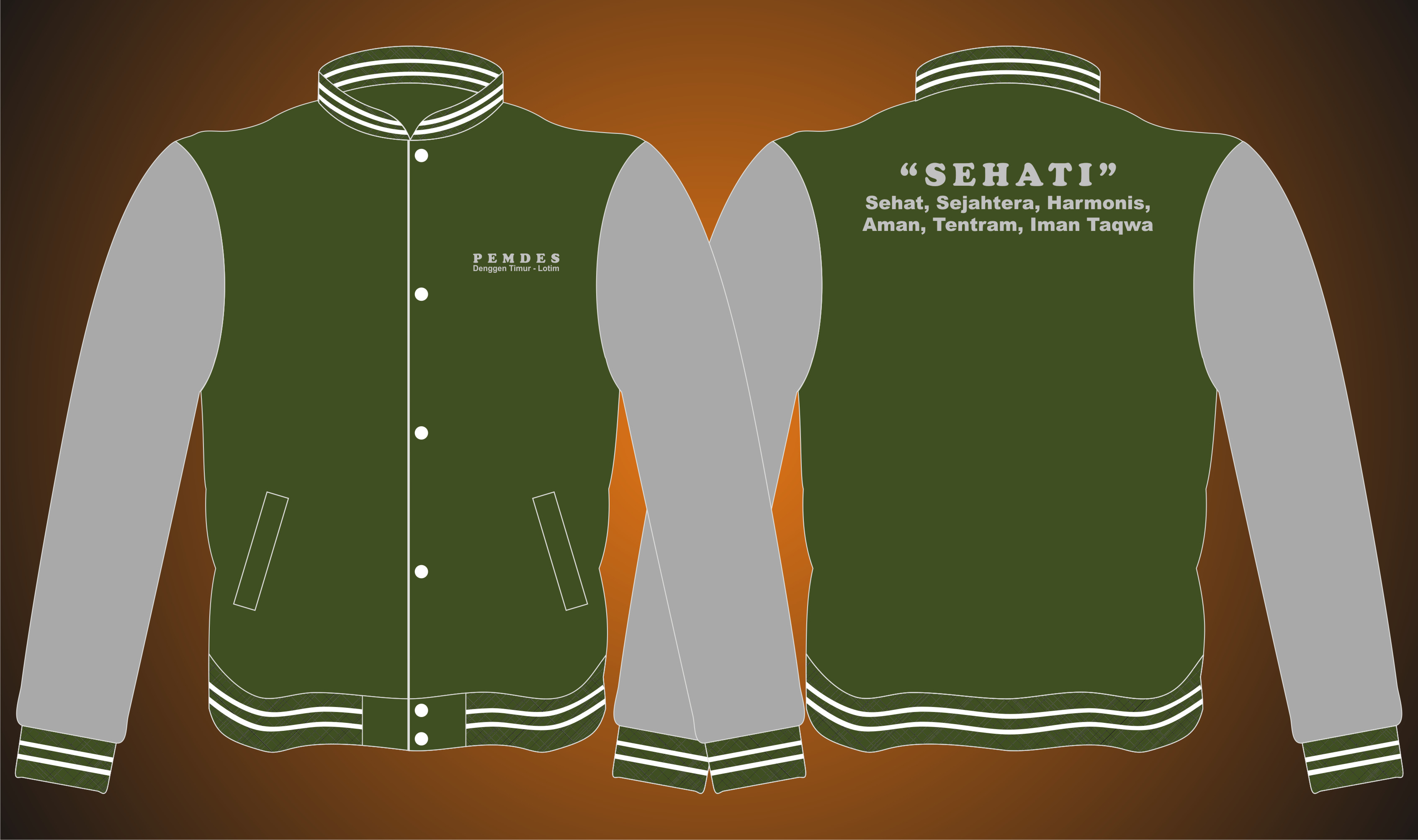Jaket Denggen, Seragam Jaket Varsity