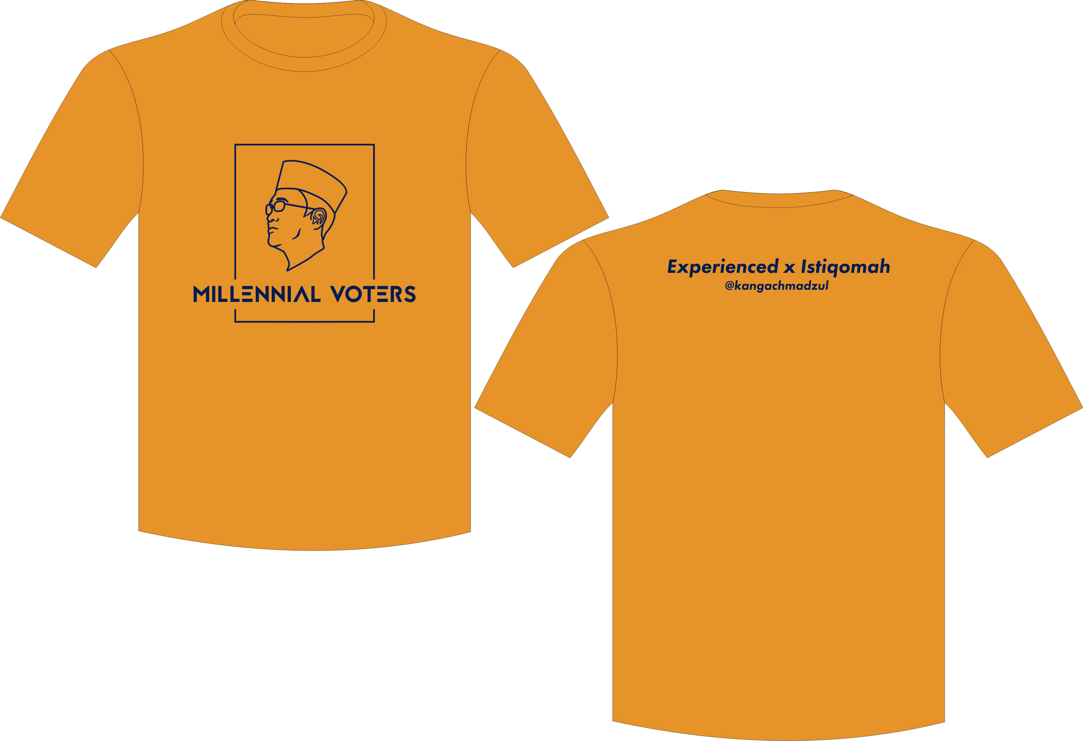 Seragam Kaos Millennial Votters