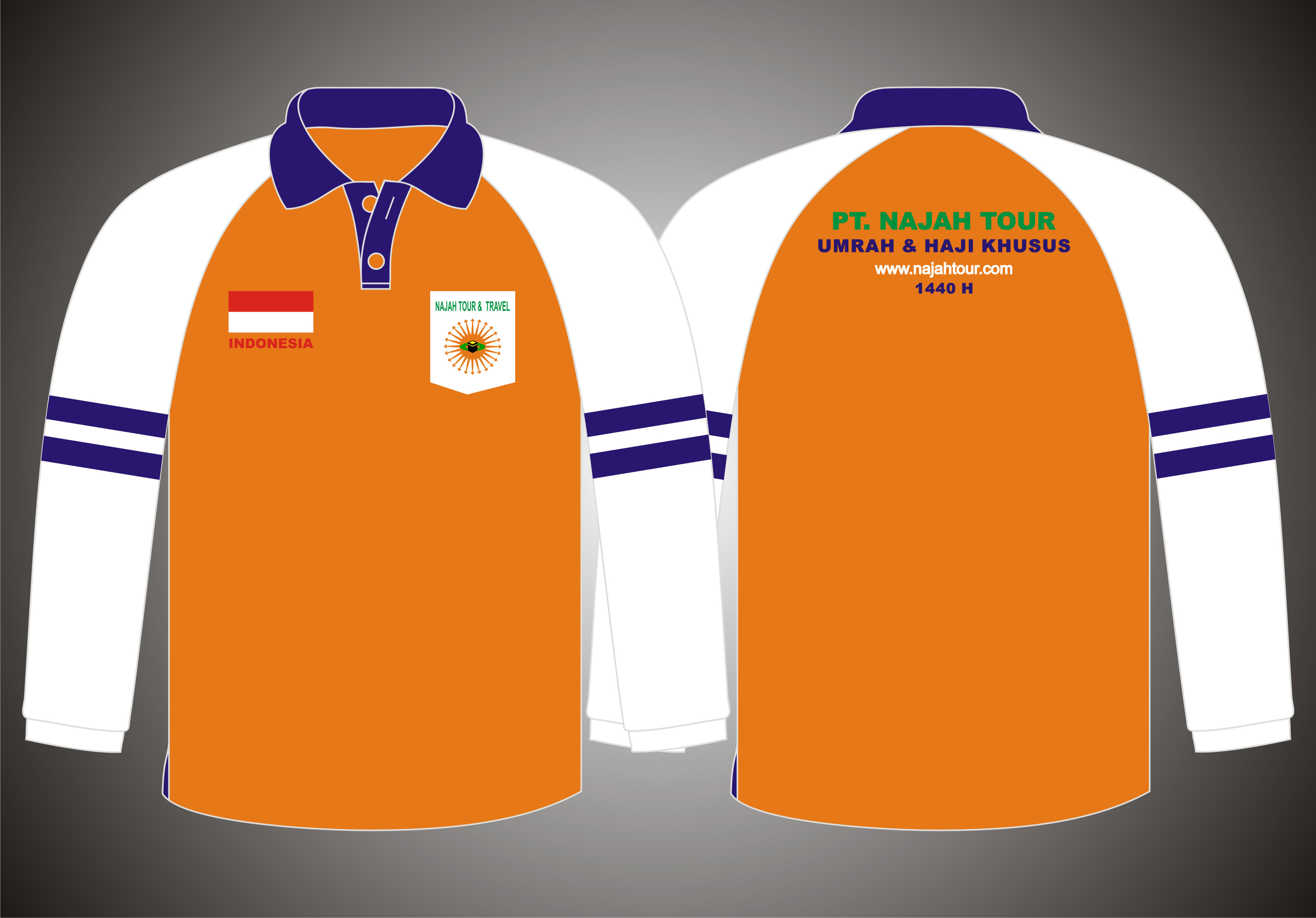 Poloshirt Raglan